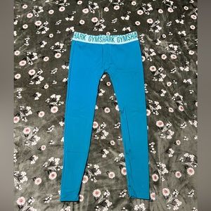Gymshark seamless legging midrise women’s medium turquoise